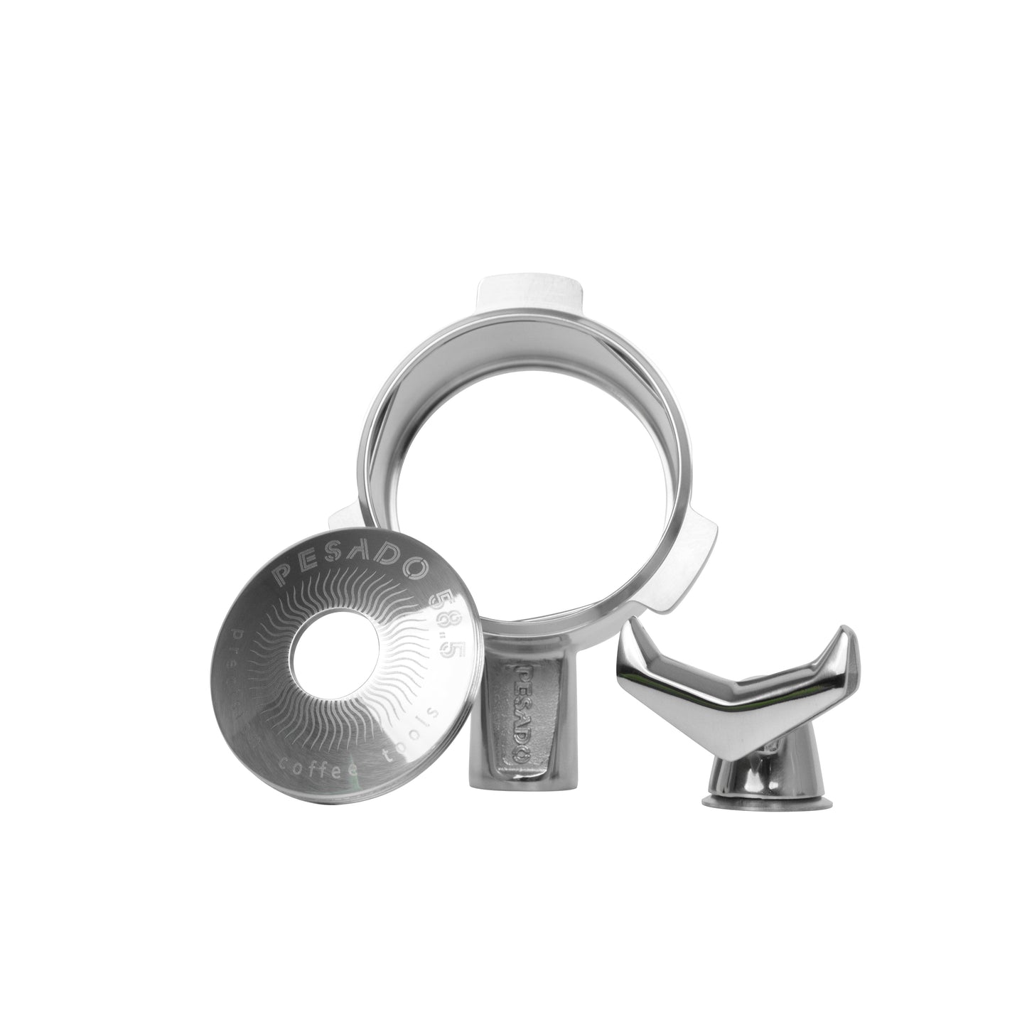 High-quality portafilter head designed for consistent extraction