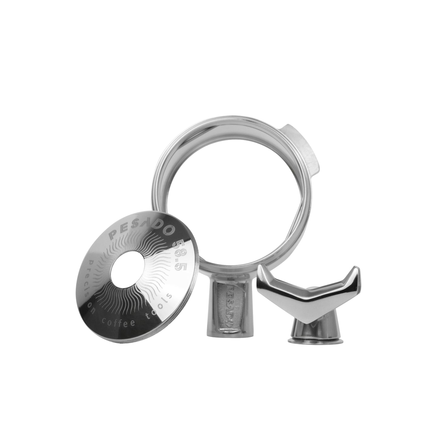 Hybrid portafilter head with precision-machined components