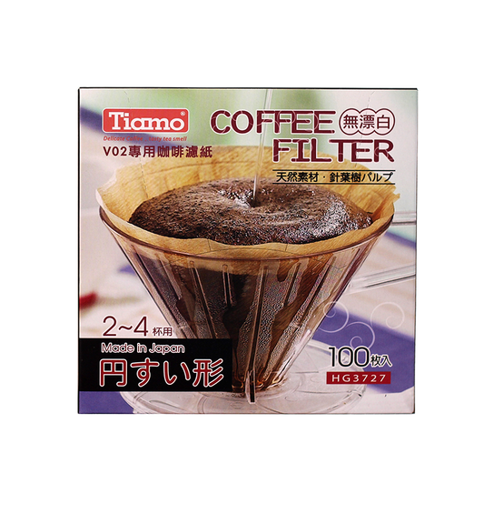 Stainless steel pour over filter V02 for brewing coffee at home