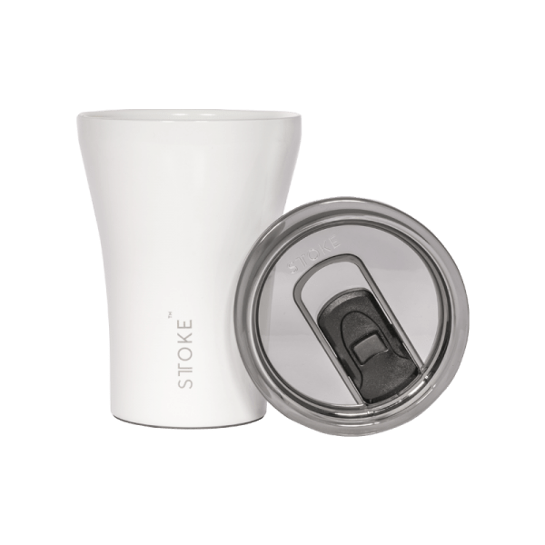 Sttoke Reusable Coffee Cup with a stylish and ergonomic design, perfect for on-the-go use and reducing single-use plastic waste