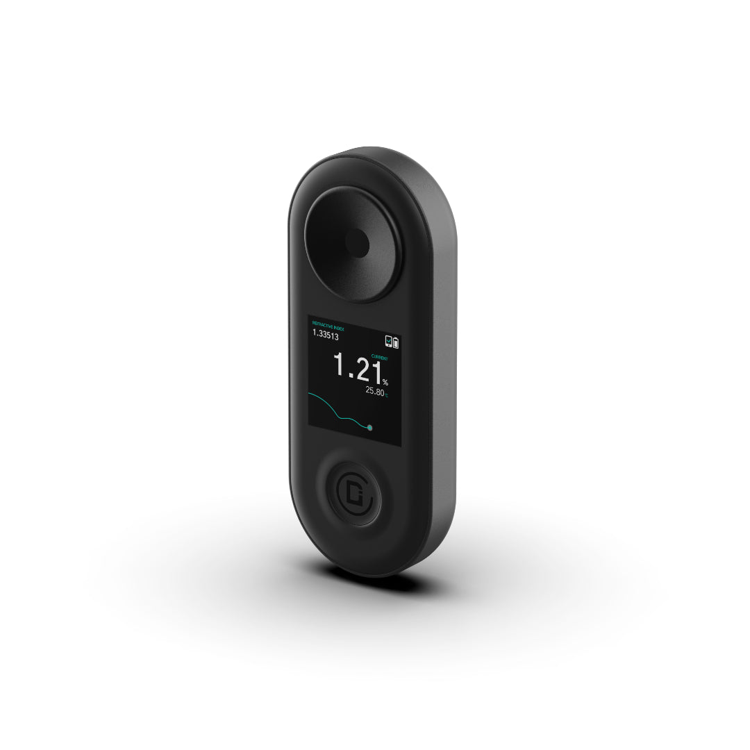 DiFluid R2 Extract Coffee Refractometer with easy-to-read digital display and ergonomic design