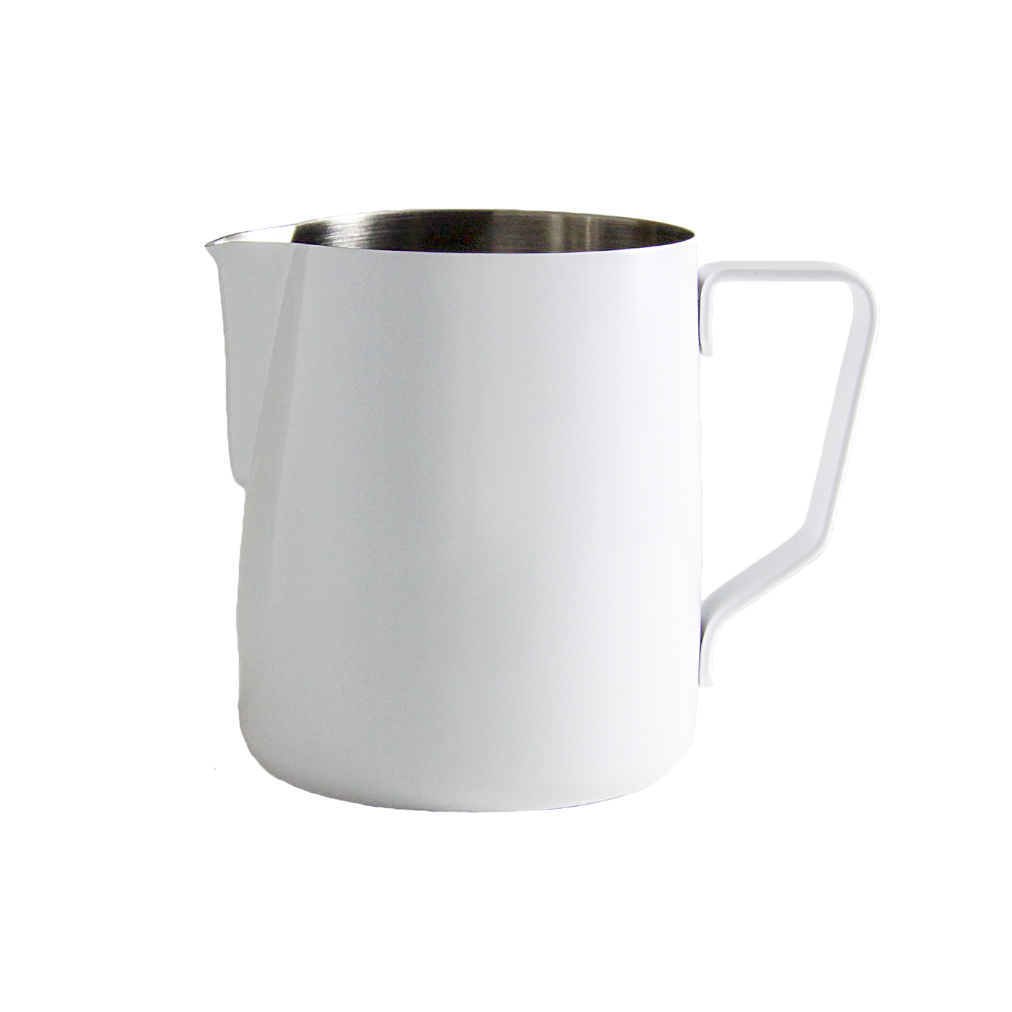 Barista-quality 1 liter milk pitcher for frothing and steaming