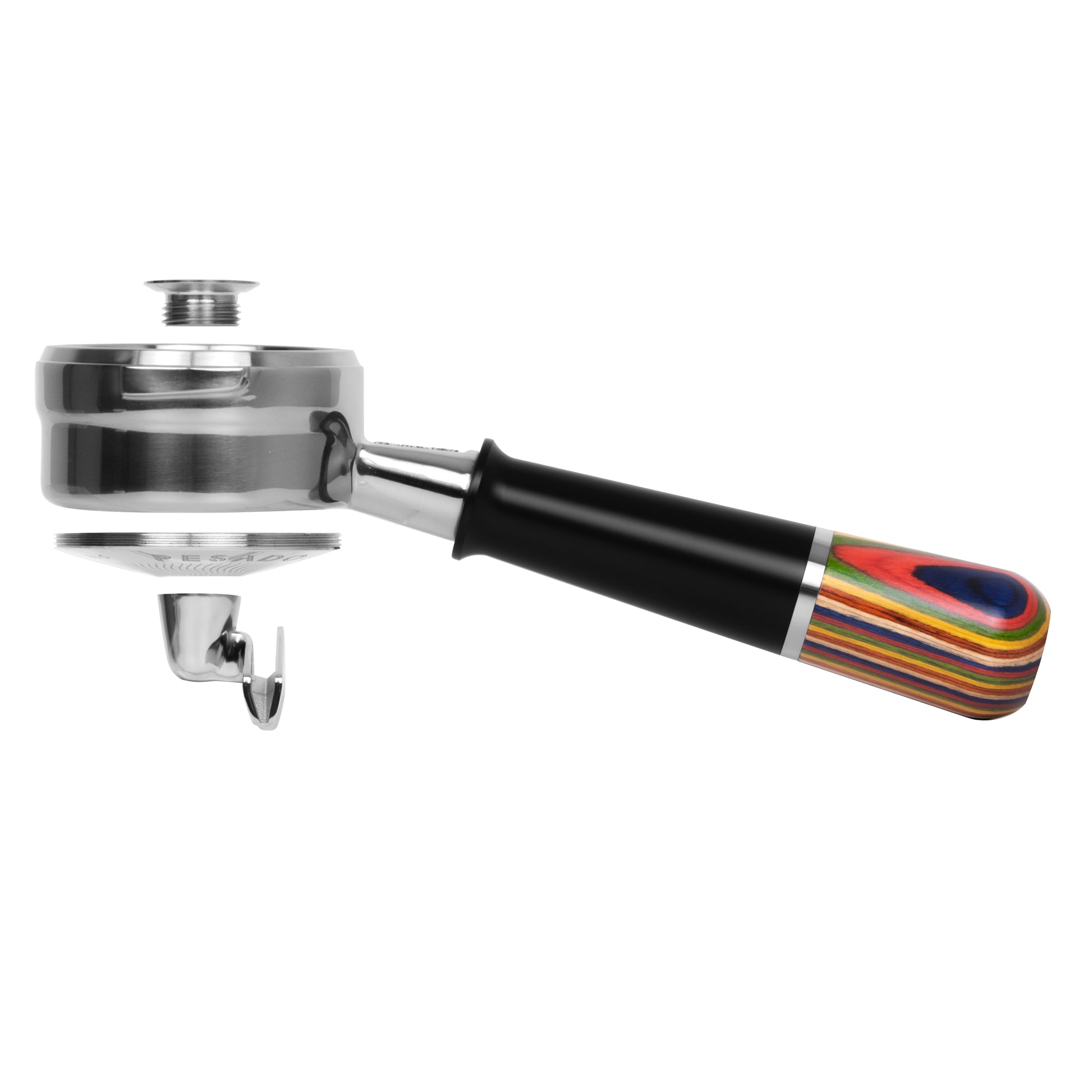 Stainless steel Pesado Hybrid Breville 54/58 Portafilter for espresso machines
