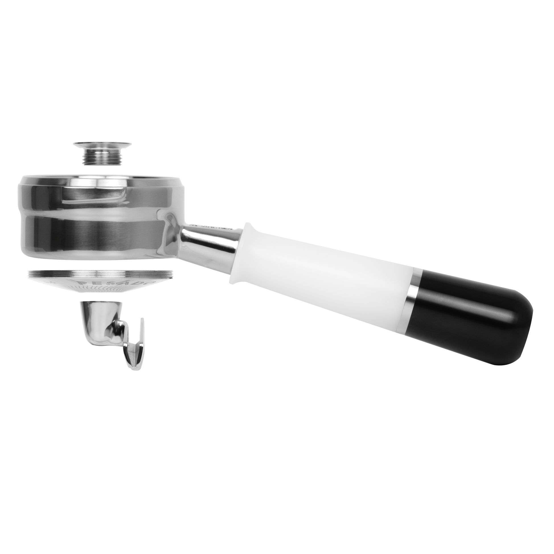 Stainless steel Pesado Hybrid Breville 54/58 Portafilter for espresso machines