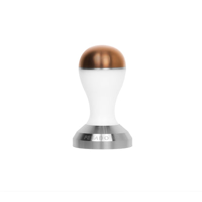 High-quality stainless steel dual tamper set in 585mm and 535mm sizes for coffee brewing