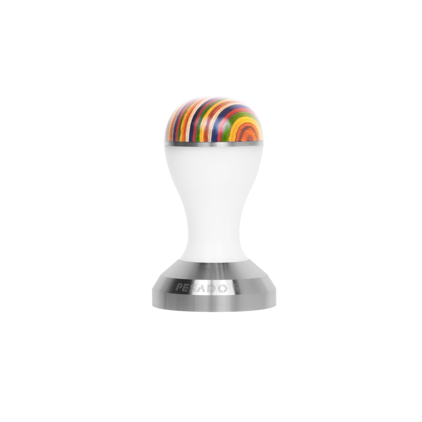 Stainless steel tamper in 585mm and 535mm sizes for coffee preparation