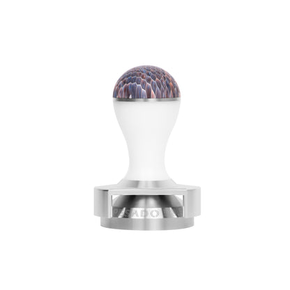 High-quality stainless steel tamper in 585mm and 535mm sizes for precise coffee brewing