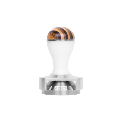 Stainless steel tamper in 585mm and 535mm sizes for coffee brewing