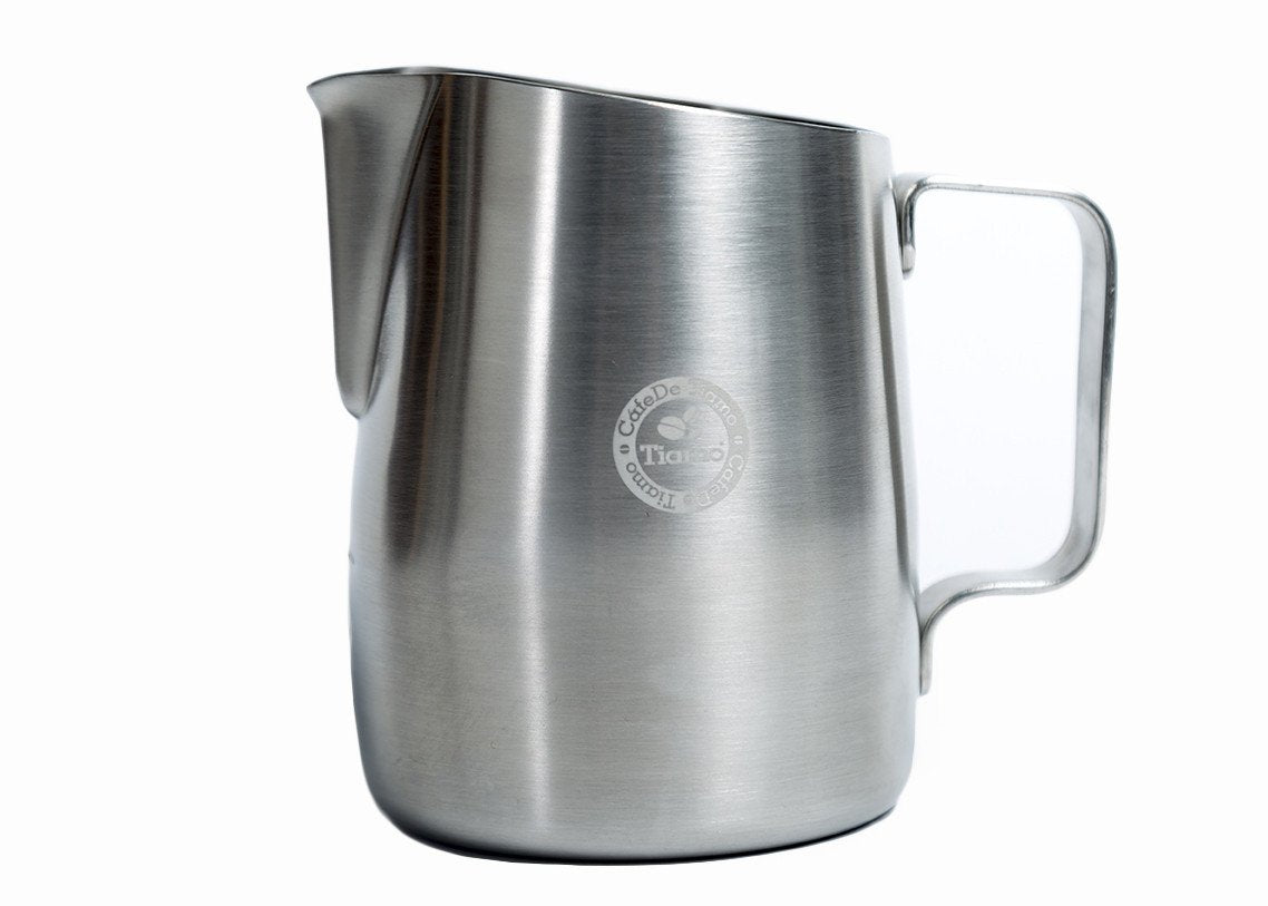 DOLO - Tiamo Brushed Stainless Steel Tapered Milk Jug