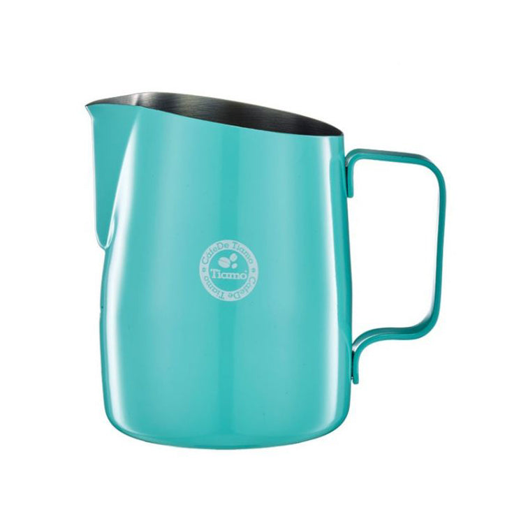 650ml Coloured Tapered Milk Jug in blue, ideal for serving milk or cream with a stylish touch