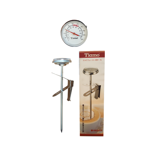 Analog thermometer with clear temperature display and traditional mercury-filled design for accurate temperature readings in homes and medical facilities