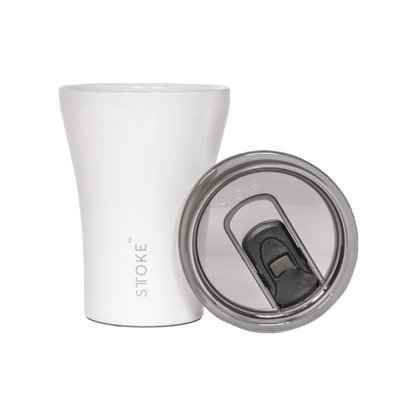  Sttoke Reusable Coffee Cup with a stylish and ergonomic design, perfect for on-the-go use and reducing single-use plastic waste