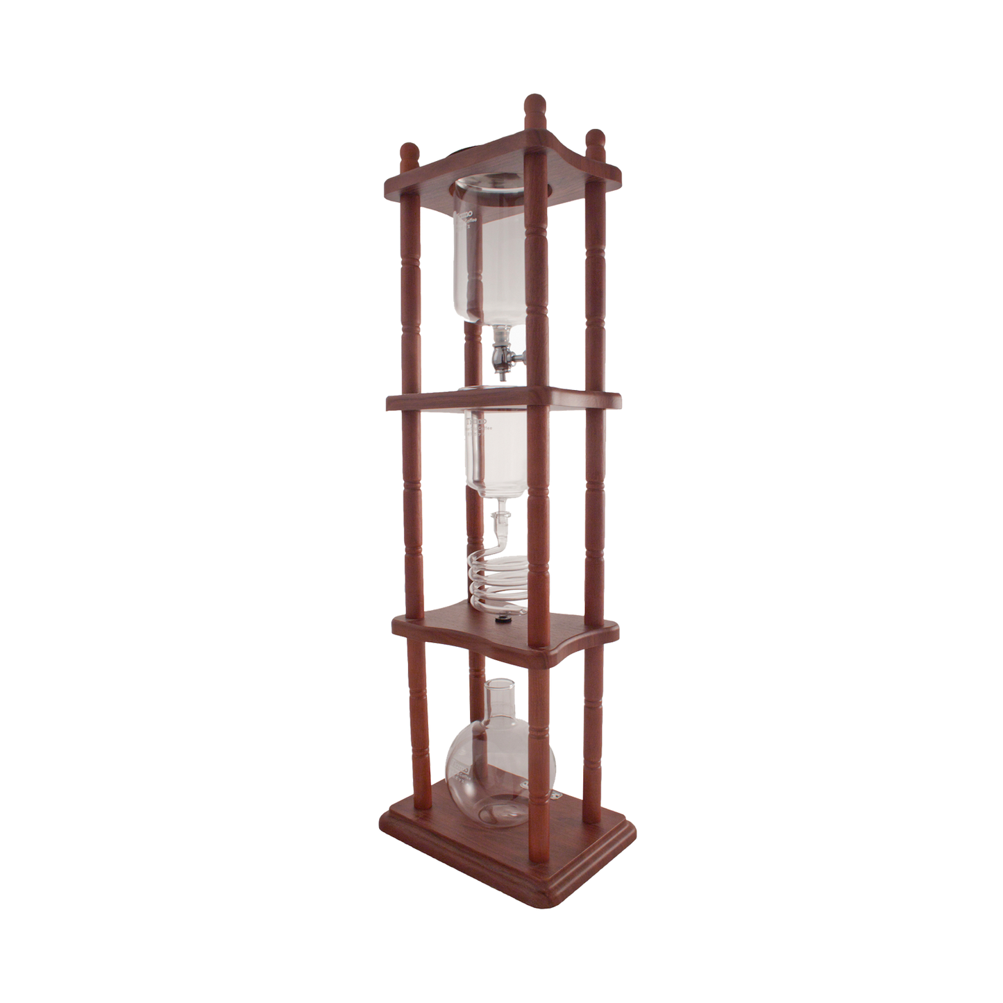 Modern brown HG2713 unit with spacious shelving, perfect for living room decor