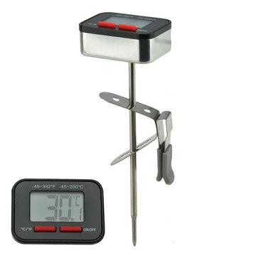 High-precision digital thermometer with LCD display for accurate temperature readings